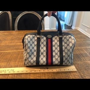 Vintage Gucci bowling bag